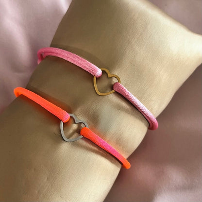 SATIN SYMBOL BRACELET