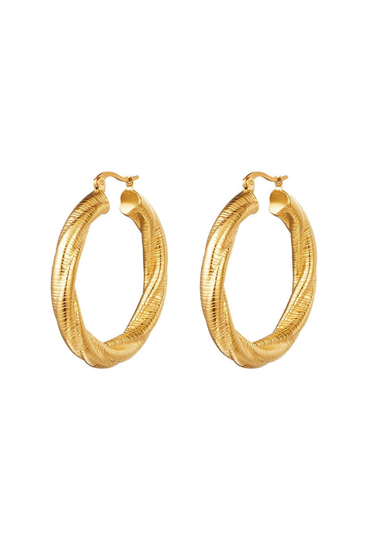 SASSY HOOPS GOLD