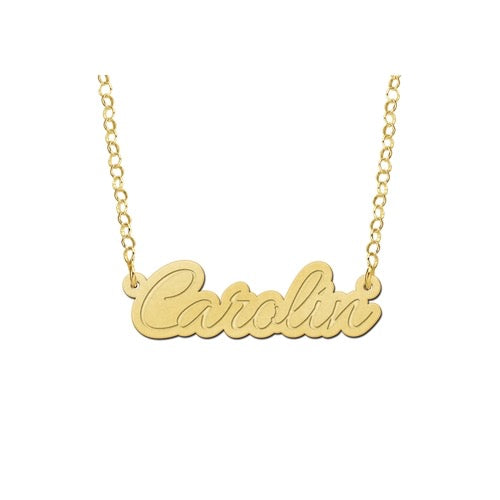 NAME NECKLACE CHIQUE GOLD/SILVER