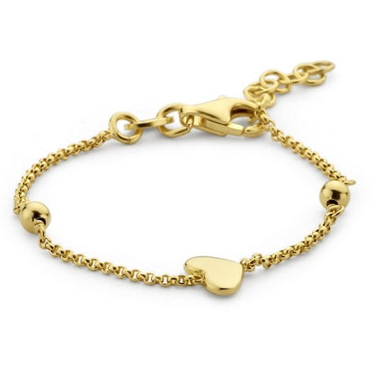 KIDS HEART BRACELET GOLD/SILVER ENGRAVE