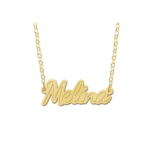 NAME NECKLACE LUXE GOLD/SILVER