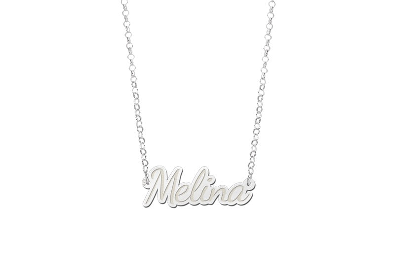 NAME NECKLACE LUXE GOLD/SILVER